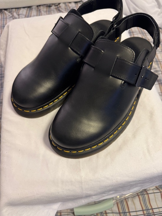 Dr. Martens Other - Dr. Martens Jorge II Men’s 12 Black Leather Slip-On Clog NWOT